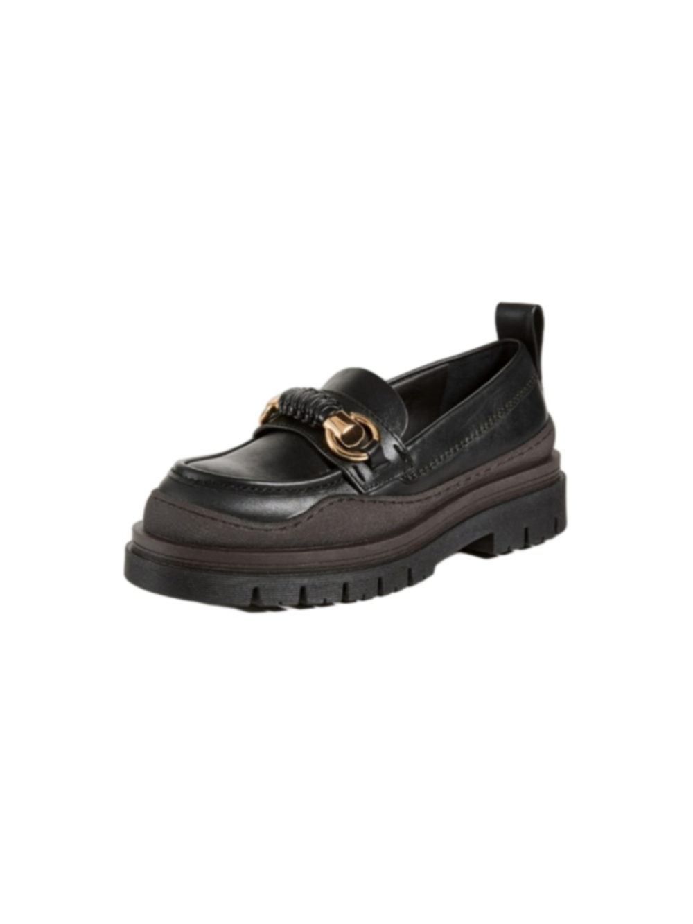 NEW $495 See by Chloé Lylia Lug Loafers Black Chloe Size 40 10